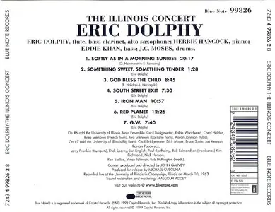 Eric Dolphy - The Illinois Concert (1963) [Remastered 1999] {REPOST}