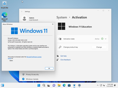 Windows 11 22H2 Build 22621.963 Aio 16in1 (No TPM Required) With Office 2021 Pro Plus Multilingual Preactivated