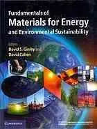 Fundamentals of materials for energy and environmental sustainability