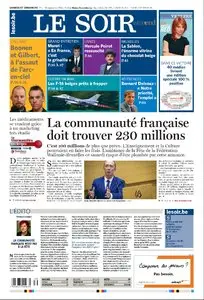 Le Soir du 26 27 Septembre 2014