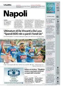 la Repubblica Napoli - 7 Maggio 2018
