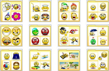 BIG Pack of Animated Emoticons