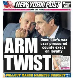 New York Post - March 15, 2021