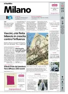 la Repubblica Milano - 2 Marzo 2019