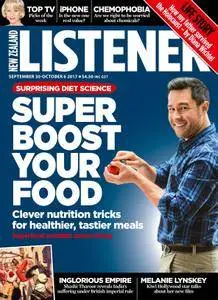 New Zealand Listener - September 30, 2017