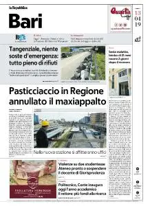 la Repubblica Bari - 13 Aprile 2019