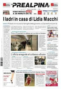 La Prealpina - 4 Gennaio 2018