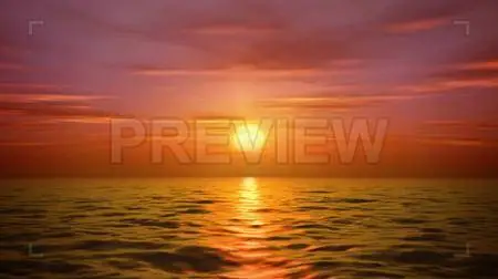 Sea Sunset Motion Graphic