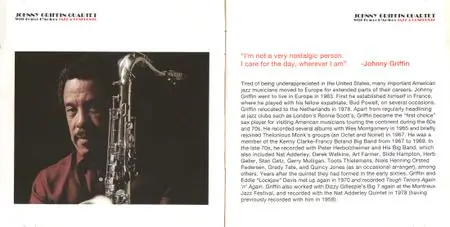 Johnny Griffin - Jazz A Confronto (1974) {Atomic Records 76815 rel 2009}