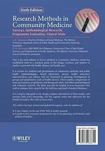 Research Methods in Community Medicine: Surveys, Epidemiological Research, Programme Evaluation, Clinical Trials, Sixth Edition