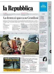 la Repubblica - 14 Dicembre 2017