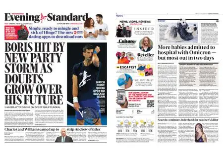London Evening Standard – January 14, 2022