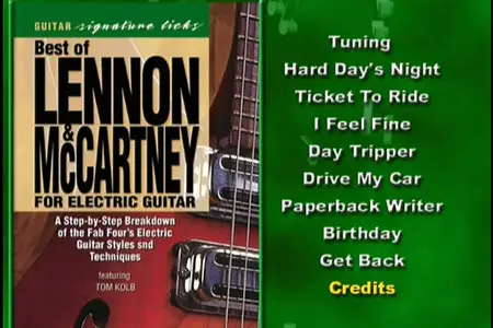 Best Of Lennon & McCartney For Electric Guitar