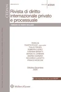 Rivista di Diritto Internazionale Privato e Processuale - Aprile 2020