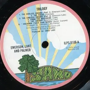  Emerson, Lake & Palmer ‎– Trilogy  {Original UK} Vinyl Rip 24/96