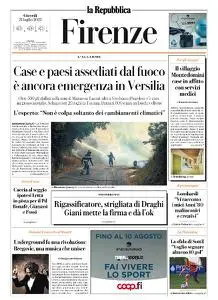 la Repubblica Firenze - 21 Luglio 2022