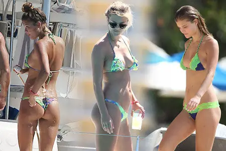 Nina Agdal - Bikini in Barbados  November 2013