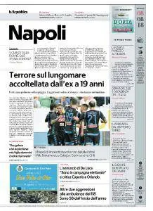 la Repubblica Napoli - 8 Agosto 2018