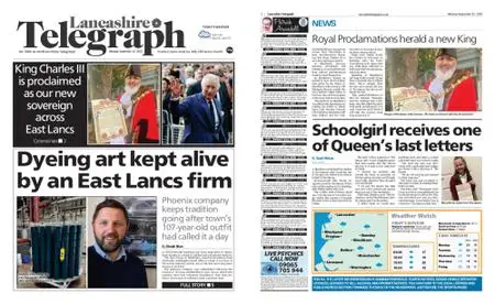 Lancashire Telegraph (Blackburn, Darwen, Hyndburn, Ribble Valley) – September 12, 2022