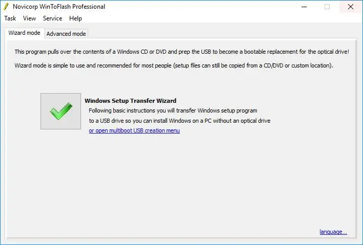 WinToFlash Professional 1.13.0000 Multilingual Portable