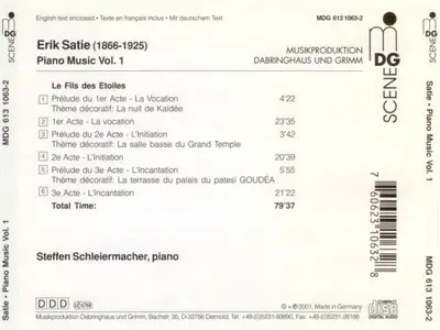 Erik Satie - Piano Music Vol.1 - Le Fils des Etoiles (2001)