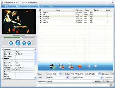 Joboshare Video to Audio Converter 2.8.4.1025