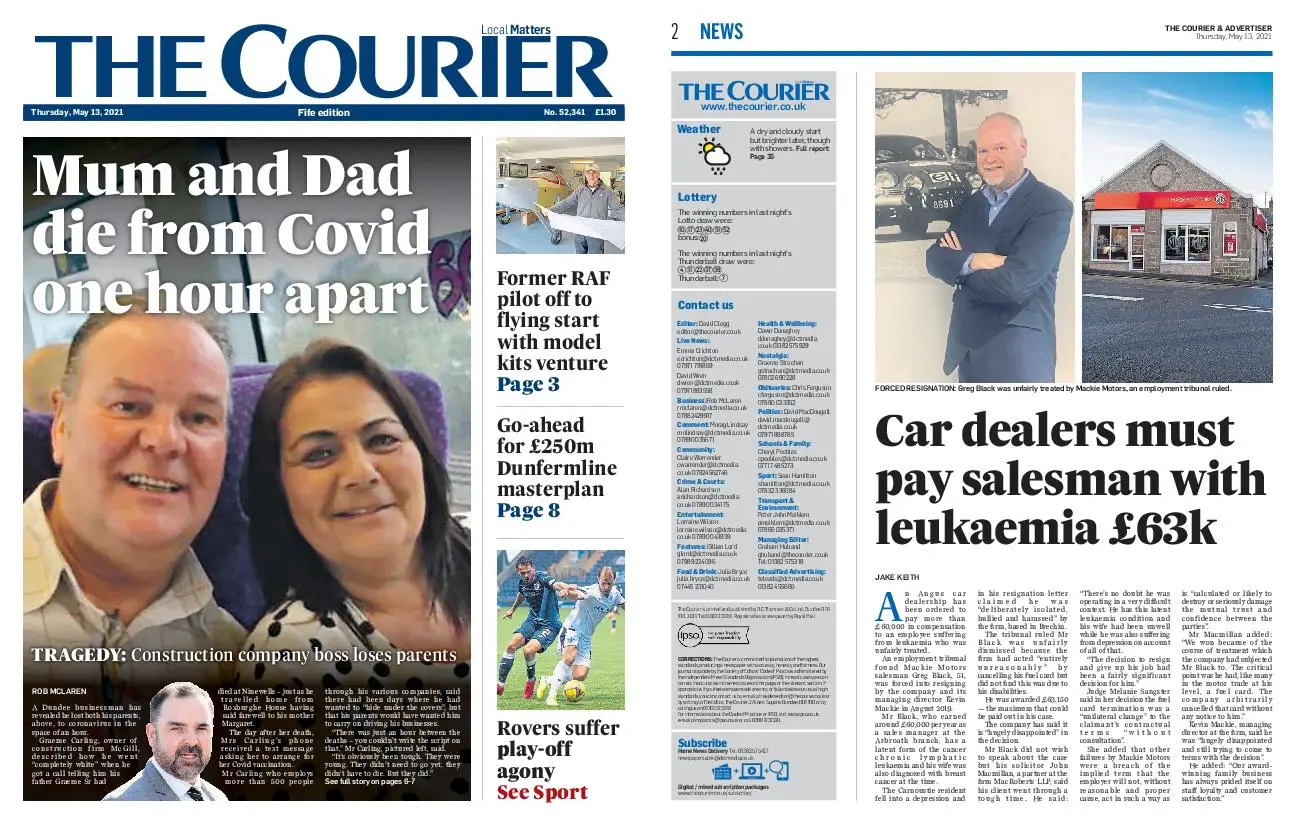 The Courier Fife May 13, 2021 / AvaxHome