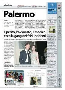 la Repubblica Palermo - 9 Agosto 2018