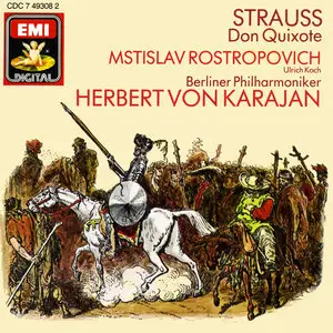 Richard Strauss: Don Quixote - Herbert von Karajan, Berliner Philharmoniker, Mstislav Rostropovich (cello), Ulrich Koch (viola)