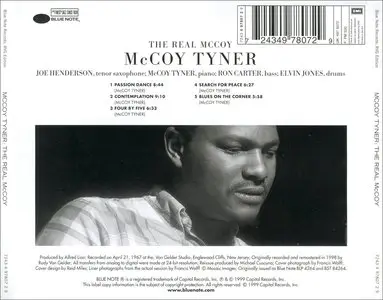 McCoy Tyner - The Real McCoy (1967) [RVG Edition, 1999] Repost