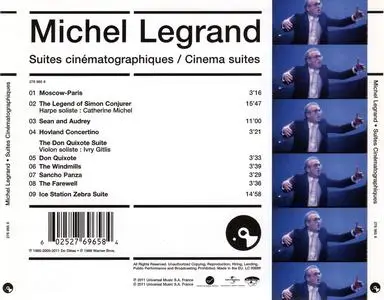 Michel Legrand - Suites Cinematographiques - Cinema Suites (2011)