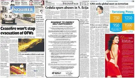 Philippine Daily Inquirer – August 14, 2006