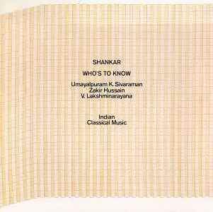 Shankar - Who's to know - 1981 [ECM 1195]