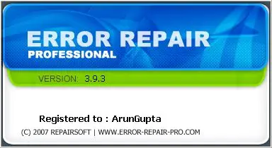 Error Repair Professional 3.9.3