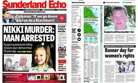 Sunderland Echo – April 21, 2018