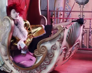 Xiao Wen Ju & Yue Ning by Solve Sundsbo for i-D Summer 2013