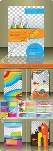 Business flyer template or corporate banner vector 4