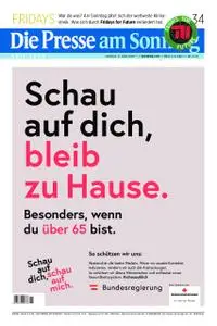 Die Presse am Sonntag – 15. März 2020