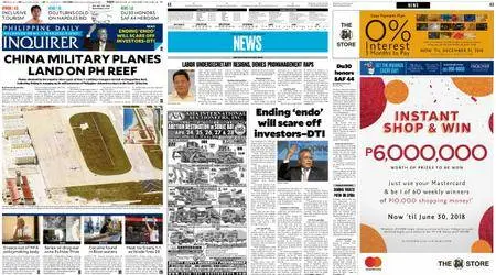 Philippine Daily Inquirer – April 18, 2018