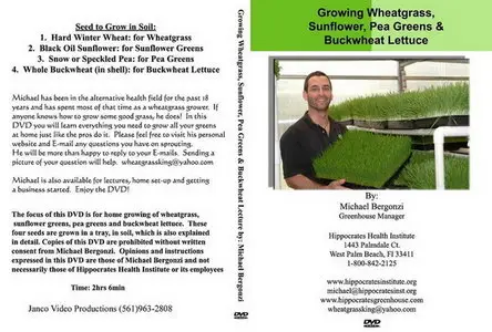 Growing Wheatgrass, Sunflower, Pea Greens & Buckwheat Lettuce