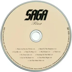 Saga - Trust (2006) [Special Edition, CD+DVD] Digipak
