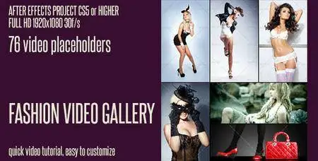 Fashion Video Gallery - Project for After Effects (VideoHive)