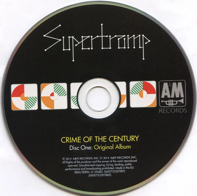 1974 век. Supertramp Crime of the Century 1974. Supertramp Crime the Century 1974 обложка. Crime of the Century Supertramp CD. Supertramp ''Crime of the Century''2cd.