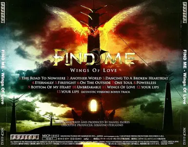 Find Me - Wings Of Love (2013) [Japanese Ed.]