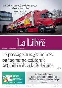 La Libre Belgique du Vendredi 1 Décembre 2017