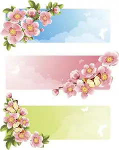 Flower banner