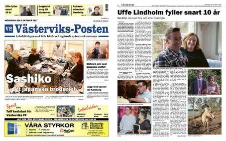 Västerviks-Posten – 09 oktober 2017