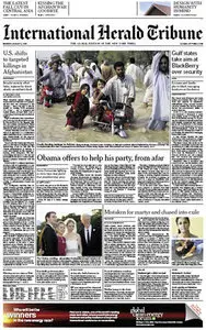 International Herald Tribune August 02 2010