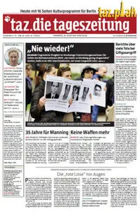 Tageszeitung TAZ 22 08 2013