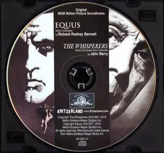 John Barry - The Whisperers; Richard Rodney Bennett - Equus: Original MGM Motion Picture Soundtracks (2010)